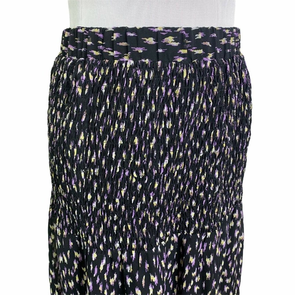 Code X Mode Print Tiered Elastic Waist Maxi Skirt - image 3
